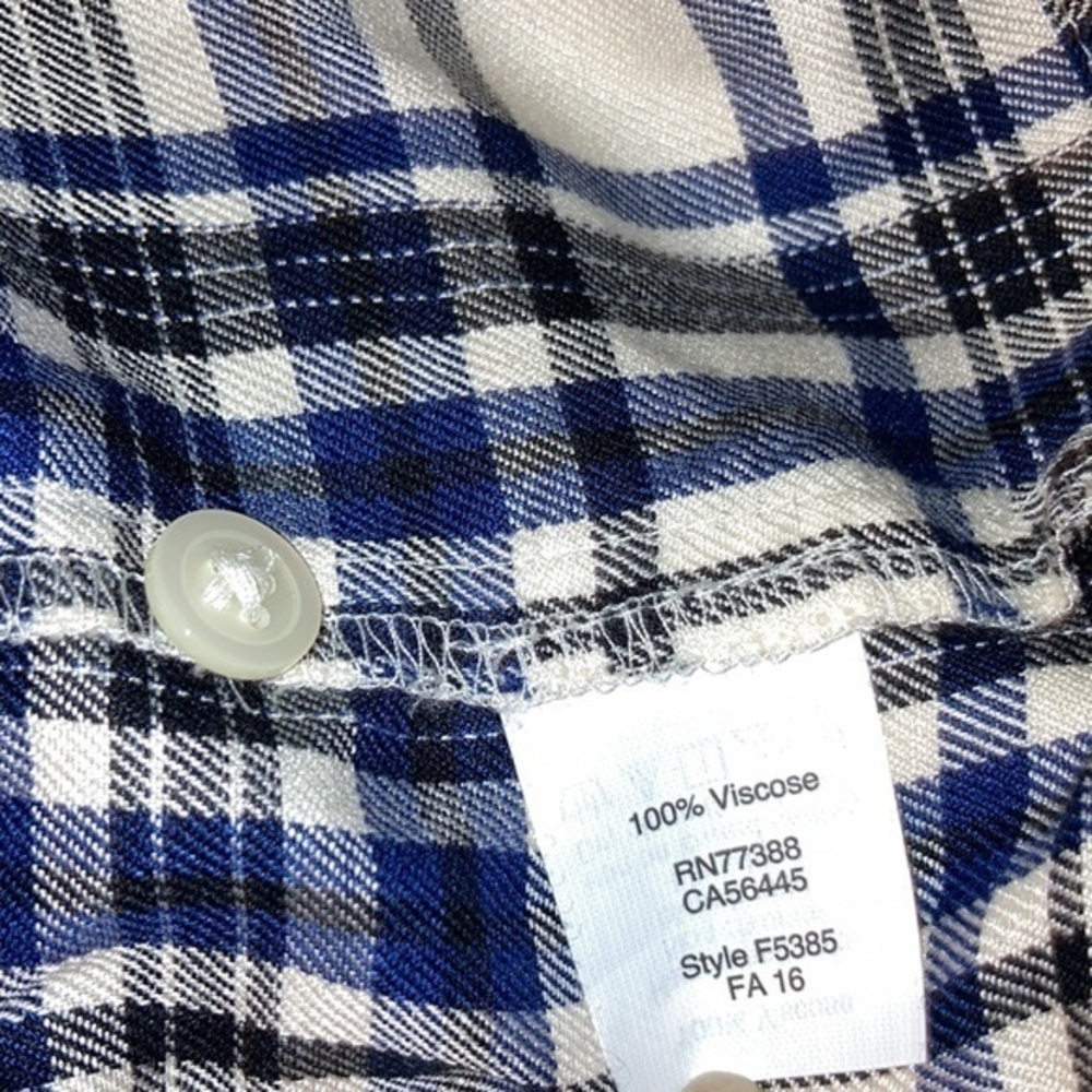 Madewell Plaid Artiste Tunic Shift Dress Size Small NWOT - Picture 9 of 11